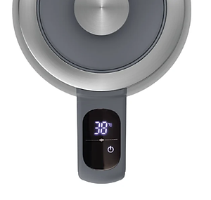 Ấm đun siêu tốc 5 mức nhiệt LocknLock Smart glow glass electric kettle 1.7L EJK276GRY - Hàng chính hãng