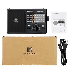 Radio Portatile Retekess TR626 - Bluetooth, FM/MW/SW/LW, Vintage, Per Anziani, Alimentazione Pile/Corrente - Foto 4