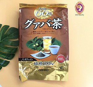  Trà ổi giảm cân Orihiro Nhật Bản (60 gói) tặng gói trà sữa hoặc cafe ngẫu nhiên