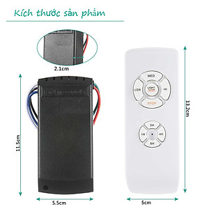 Bộ mạch điều khiển quạt trần từ xa - Remote điều khiển từ xa cho quạt trần