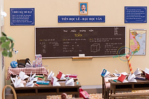 MÔ HÌNH Tự lắp ráp DIY SÀI GÒN THU NHỎ - KÝ ỨC TUỔI HỌC TRÒ - HT01