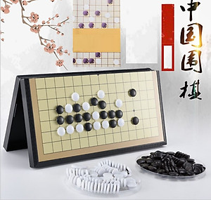 Cờ Vây Nam Châm Chọn size, Cờ Caro Cao Cấp, Có Bàn Là Hộp Đựng Rộng 28.5cm Và 37cm - Hàng chính hãng