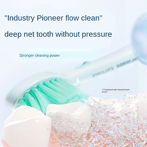 Bàn chải đánh răng điện thương hiệu cao cấp Philips Sonicare HX2431 - 30.000 lần rung mỗi phút - HÀNG NHẬP KHẨU