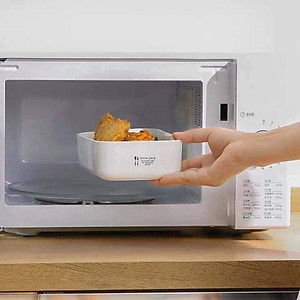 Set 2 hộp hình vuông đựng & bảo quản thực phẩm White Pack 190ml thích hợp dùng trong lò vi sóng - MADE IN JAPAN