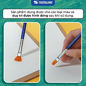 Túi 10 Cọ vẽ Tròn Thiên Long Colokit BRW-C02