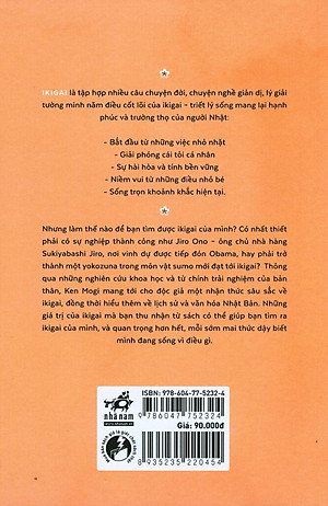 Sách Ikigai - Bí Mật Sống Trường Thọ Và Hạnh Phúc Của Người Nhật