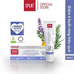 Kem Đánh Răng Giảm Ê Buốt SPLAT Lavendersept Professional Giúp Nướu Khỏe Mạnh, Làm Trắng Và Giảm Ê Buốt Răng 100ml