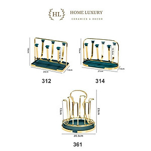 ÚP CỐC CÓ KHAY HỨNG DECOR | GIÁ ÚP LY CỐC SƠN TĨNH ĐIỆN KÈM KHAY HỨNG NƯỚC BẦU DỤC ( MẪU MỚI VỀ )