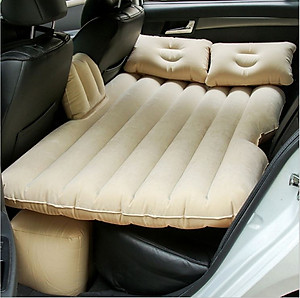 Nệm hơi xe ô tô Nhà của Mẹ cao cấp chất liệu vải nhung kích thước 140 x 90 x 50 cm - Màu sắc giao ngẫu nhiên