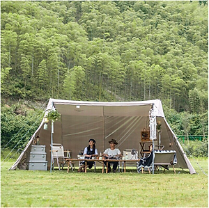 Lều trung tâm NatureHike NH20TM008 kèm màn chiếu Glamping chỉ số chống nắng UPF 50+