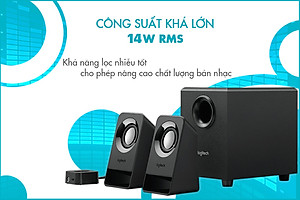 Loa Vi Tính Logitech Z213 14W - Hàng Chính Hãng