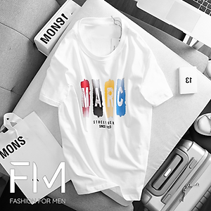 Áo thun nam cổ tròn tay ngắn, chất thun cao cấp, trẻ trung, năng động – FORMEN SHOP – FMPS142