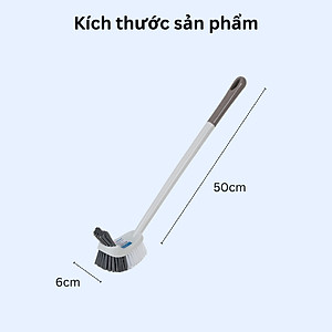 Chổi Cọ Vệ Sinh 2 Đầu Đa Năng Chuẩn Nhật - Hàng Việt Nam