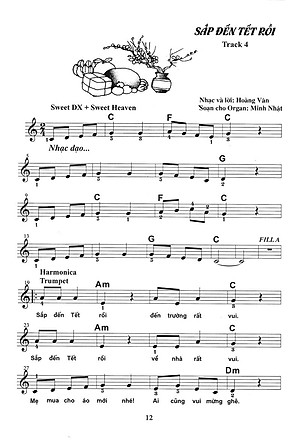 Sách Thực Hành Biểu Diễn Organ Cho Thiếu Nhi – Tập 4