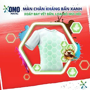Túi Nước giặt OMO Matic Cửa Trên Hương Cam & Hổ phách Chuyên Gia Giữ Màu 3.6KG