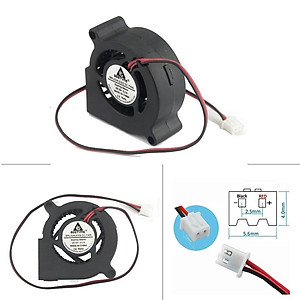 5 Pieces Gdstime 5cm DC 5V Blower Fan 50mm 50x50x20mm 5020s Turbine blower cooling fan Machine Equitment Exhaust 2Pin Cooler 5V