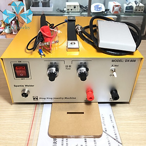 Máy hàn điện 80A - Vàng  ( Model : DX - 808 )  Chuyên dụng cho hàn nữ trang, điện tử, điện thoại, thiết bị khác.