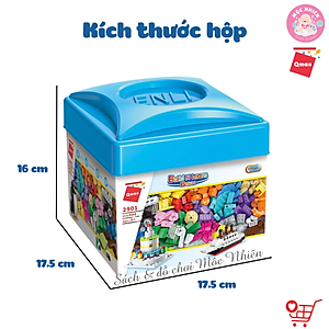 Hộp xếp hình lắp ráp sáng tạo 460 chi tiết Qman 2901