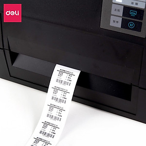 Giấy Decal Nhiệt In Nhãn, Minicode, Đơn Hàng TMĐT Deli -  Cuộn 325 Tờ 10x15cm - Dùng Cho Bill, Mã Vạch, Hóa Đơn, Livestream, Kinh Doanh Online - Không Phai Mực - Hàng Chính Hãng - 12308