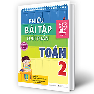 Sách Phiếu bài tập cuối tuần Toán 2
