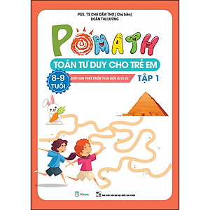 Combo POMath - Toán Tư Duy Cho Trẻ Em 8 - 9 Tuổi (2 Tập)