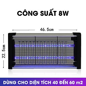 Đèn bắt muỗi, đèn diệt côn trùng, máy diệt ruồi tự động bằng sóng ánh sáng, máy bắt muỗi có lưới bảo vệ an toàn, sử dụng tại nhà, cơ quan trường học, quán ăn