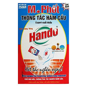 Hộp M. phốt bột 250g xuất khẩu Hando