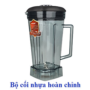 Máy xay sinh tố công nghiệp công suất lớn Osako dao 6 lưỡi công suất 1800W, màu ngẫu nhiên-hàng chính hãng