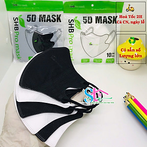 Thùng khẩu trang 5d SHB pro mask nguyên thùng, khẩu trang 5d mask hàn quốc cao cấp