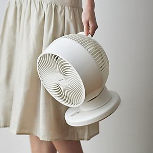 Quạt tuần hoàn không khí LocknLock Bianco ENF156IVY, Hàng chính hãng, mini để bàn, luồng gió đa chiều - JoyMall