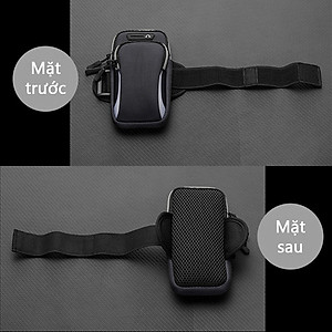 Bao, Túi đựng Điện Thoại tới 6.5 Inch Đeo tay chạy bộ, Tập thể dục Rhino B121 Kháng nước, có thể cắm tai nghe