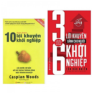 Combo sách khởi nghiệp thành công: 10 lời khuyên khởi nghiệp - Các bước cơ bản để xây dựng thành công một doanh nghiệp + 36 lời khuyên dành cho người khởi nghiệp - Tặng kèm bookmark thiết kế