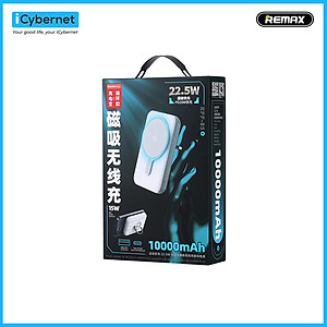 Sạc dự phòng không dây từ tính Remax RPP-85 kèm giá đỡ dung lượng 10000mAh - Hàng chính hãng