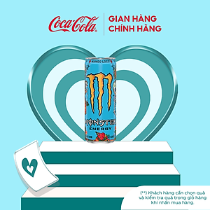 Lốc 24 Lon Nước Tăng Lực Giải Khát Monster Energy Mango Loco Vị Xoài 355ml/Lon Sale 25.10_TK