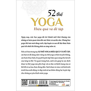 Sách 52 Thế Yoga Hiệu Quả Và Dễ Tập - Tái Bản