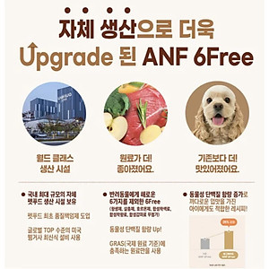 [ 5.6KG ] Thức ăn hạt cho chó ANF 6FREE PLUS VỊ CỪU + GẠO nhập khẩu Hàn Quốc