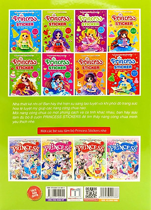 Sách Princess Sticker - Dán Hình Công Chúa - Công Chúa Hoàn Mỹ