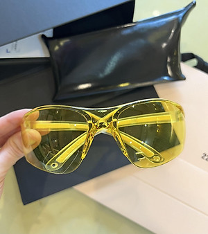 (Hàng cao cấp) Kính Trong suốt nam nữ cao cấp chống nắng uv, chống gió bụi