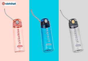 Bình nước thể thao - Bình nước chịu nhiệt 700ml Hokori Việt Nhật. Không mùi ,kháng khuẩn, không chứa BPA an toàn tuyệt đối cho sức khỏe tặng kèm hình dán sticker- Hàng chính hãng