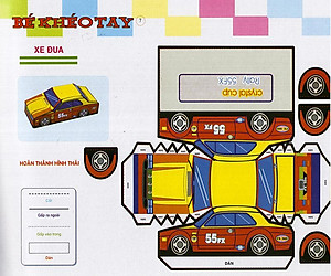 Sách Cắt Và Dán Hình 3D - Bé Khéo Tay - Giải Trí Phát Triển Trí Tuệ