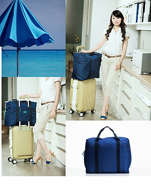 Túi đựng đồ du lịch đa năng gắn Vali kéo tiện dụng, đường may chắc chắn, độ bền cao (màu ngẫu nhiên) - Henrysa