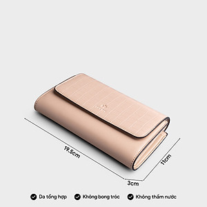 Ví Yuumy ( Thời trang nữ kiểu cầm tay dáng dài basic - Ví da Seasand YV86 )