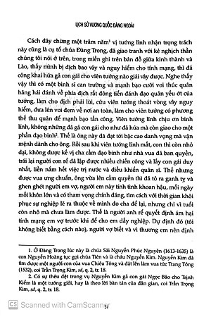 Sách Lịch Sử Vương Quốc Đàng Ngoài (Bìa Mềm)(Tái Bản 2020)
