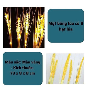 Bó 10 Bông Lúa Đèn Led Bông Lúa Vàng Tài Lộc, Trang Trí Ban Thờ, Ban Thần Tài, Trang Trí Sân Vườn - HÀNG CHÍNH HÃNG MINIIN