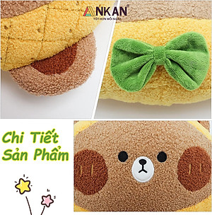 Mền Văn Phòng 3 Trong 1 Gấu Orange Cao Cấp Để Đi Dã Ngoại, Xe Giường Nằm, Ngủ Tại Văn Phòng Vô Cùng Tiện Dụng