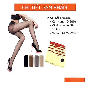 COMBO 2 Quần Tất, vớ quần tàng hình thêu sợi siêu mỏng, siêu dai Siêu Ấm MÀU ĐEN VÀ DA Văn Phòng Du Lịch Dã Ngoại Phượt