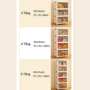 Tủ Nhựa Đa Năng 3 4 5 Tầng Chính Hãng Giải Pháp Lưu Trữ Thông Minh Để Đồ Di Động