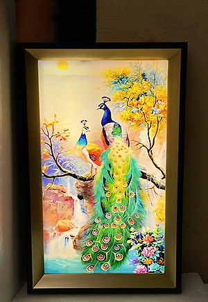 Đèn tranh LED nghệ thuật TR-04 độc đáo, tinh tế - 3 chế độ ánh sáng