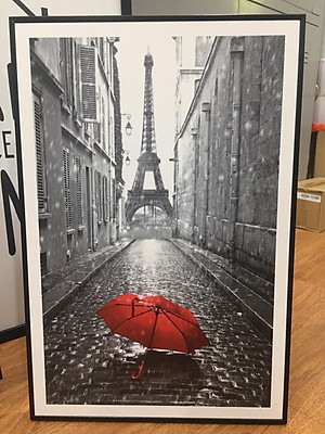 Bộ 3 tranh treo tường trên nền Canvas hiện đại phong cách Bắc Âu trang trí Phòng Khách, Phòng Ăn cỡ 40x60cm