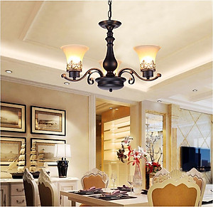 Đèn chùm MELO cổ điển Bắc Âu (Loại 3 bóng)